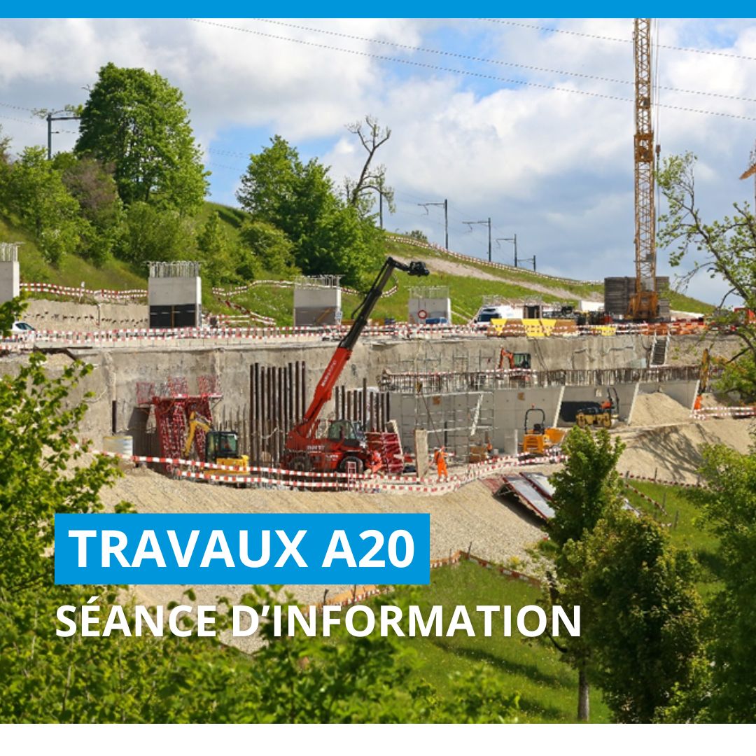 Travaux A20 – Séance d’information – 2 octobre